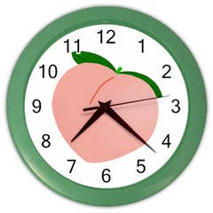 Peaches Color Wall Clocks by itsybitsypeakspider