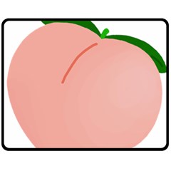 Peaches Fleece Blanket (medium)  by itsybitsypeakspider