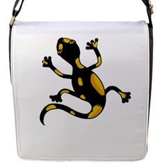 Lizard Flap Messenger Bag (s) by Valentinaart