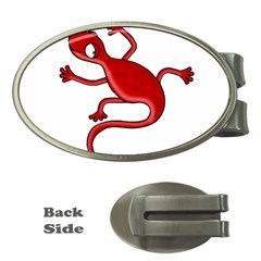 Red lizard Money Clips (Oval) 