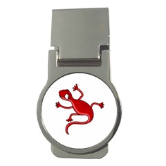 Red lizard Money Clips (Round) 