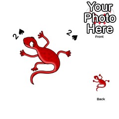 Red lizard Playing Cards 54 (Heart) 