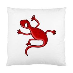 Red lizard Standard Cushion Case (One Side)