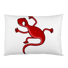 Red lizard Pillow Case