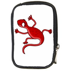 Red lizard Compact Camera Cases