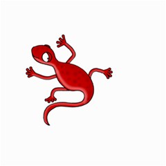 Red lizard Small Garden Flag (Two Sides)