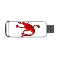 Red lizard Portable USB Flash (One Side)