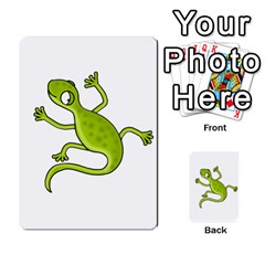 Green Lizard Multi-purpose Cards (rectangle)  by Valentinaart