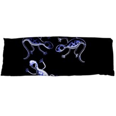 Blue Decorative Artistic Lizards Body Pillow Case (dakimakura)