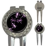 Purple lizards 3-in-1 Golf Divots Front