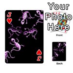 Purple lizards Playing Cards 54 Designs  Front - HeartJ