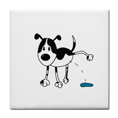 My Cute Dog Tile Coasters by Valentinaart