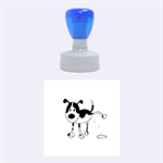 My cute dog Rubber Round Stamps (Medium) 1.5 x1.5  Stamp