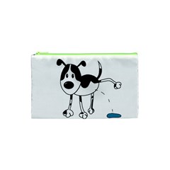 My Cute Dog Cosmetic Bag (xs) by Valentinaart