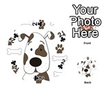 Cute dog Playing Cards 54 (Round)  Front - Club2