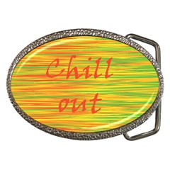 Chill Out Belt Buckles by Valentinaart