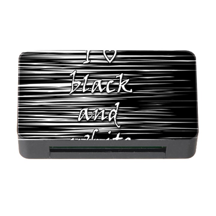I love black and white Memory Card Reader with CF
