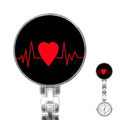 Hart Bit Stainless Steel Nurses Watch by Valentinaart