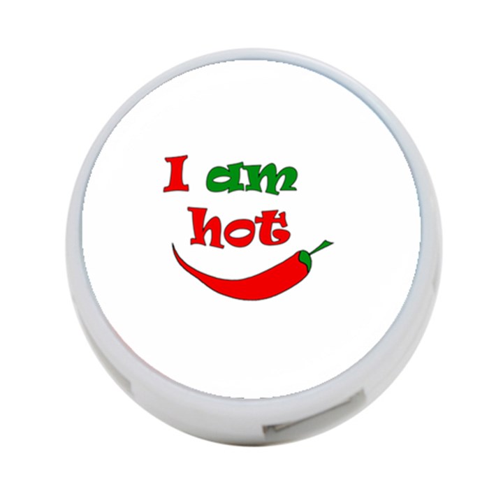 I am hot  4-Port USB Hub (One Side)