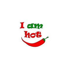 I Am Hot  Shower Curtain 48  X 72  (small)  by Valentinaart