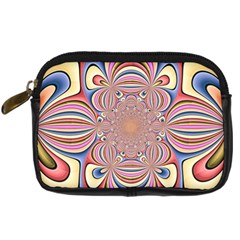 Pastel Shades Ornamental Flower Digital Camera Cases by designworld65