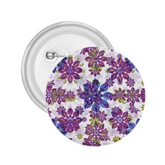 Stylized Floral Ornate Pattern 2.25  Buttons