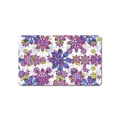 Stylized Floral Ornate Pattern Magnet (name Card)