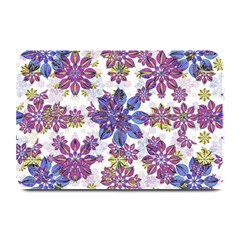 Stylized Floral Ornate Pattern Plate Mats