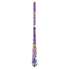 Stylized Floral Ornate Pattern Neckties (two Side) 