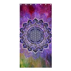 Flower Of Life Indian Ornaments Mandala Universe Shower Curtain 36  X 72  (stall)  by EDDArt