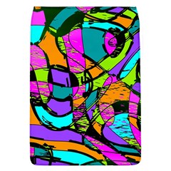 Abstract Sketch Art Squiggly Loops Multicolored Flap Covers (l)  by EDDArt