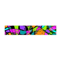 Abstract Sketch Art Squiggly Loops Multicolored Flano Scarf (mini) by EDDArt