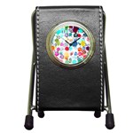 Colorful Diamonds Dream Pen Holder Desk Clocks Front