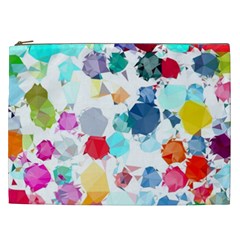 Colorful Diamonds Dream Cosmetic Bag (xxl)  by DanaeStudio