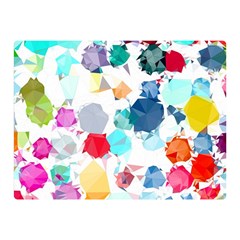 Colorful Diamonds Dream Double Sided Flano Blanket (mini)  by DanaeStudio