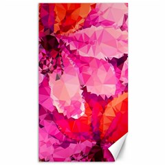 Geometric Magenta Garden Canvas 40  X 72   by DanaeStudio