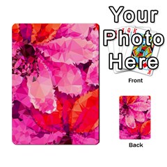 Geometric Magenta Garden Multi-purpose Cards (rectangle)  by DanaeStudio