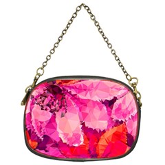 Geometric Magenta Garden Chain Purses (one Side)  by DanaeStudio