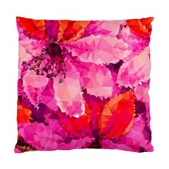 Geometric Magenta Garden Standard Cushion Case (two Sides) by DanaeStudio