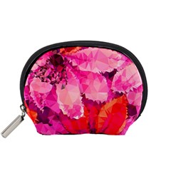 Geometric Magenta Garden Accessory Pouches (small)  by DanaeStudio