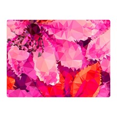 Geometric Magenta Garden Double Sided Flano Blanket (mini)  by DanaeStudio