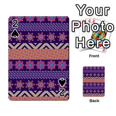 Colorful Winter Pattern Playing Cards 54 Designs 