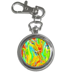 Happy Multicolor Painting Key Chain Watches by designworld65