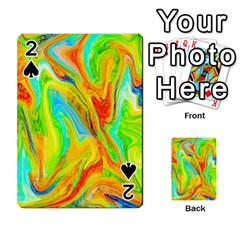 Happy Multicolor Painting Playing Cards 54 Designs  by designworld65