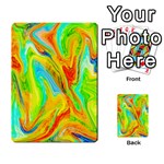 Happy Multicolor Painting Multi-purpose Cards (Rectangle)  Back 26