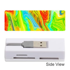 Happy Multicolor Painting Memory Card Reader (stick)  by designworld65