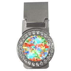 Colorful Mosaic  Money Clips (cz)  by designworld65