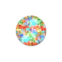 Colorful Mosaic  Golf Ball Marker by designworld65