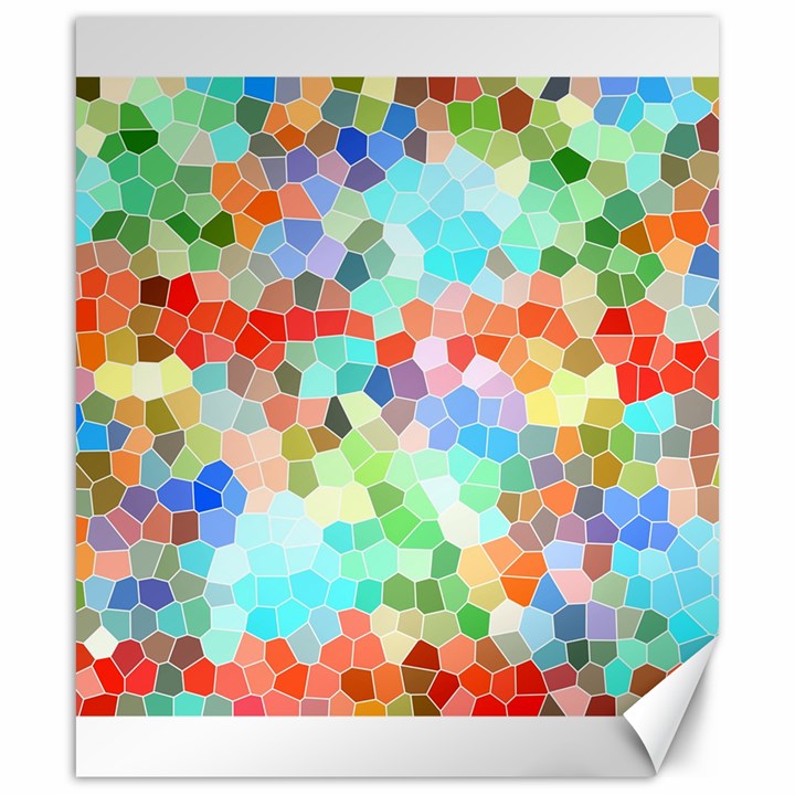 Colorful Mosaic  Canvas 20  x 24  