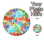 Colorful Mosaic  Multi-purpose Cards (Round) 